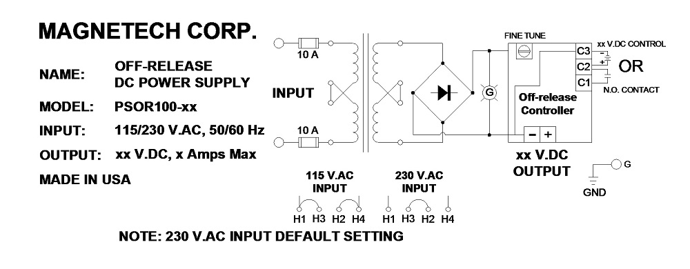 PSOF100-xx Schematic